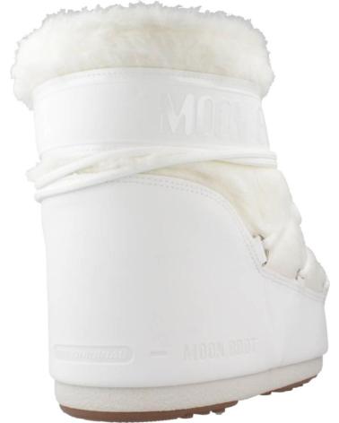 MOON BOOT BOTAS ICON LOW FAUX FUR PTCLWHT