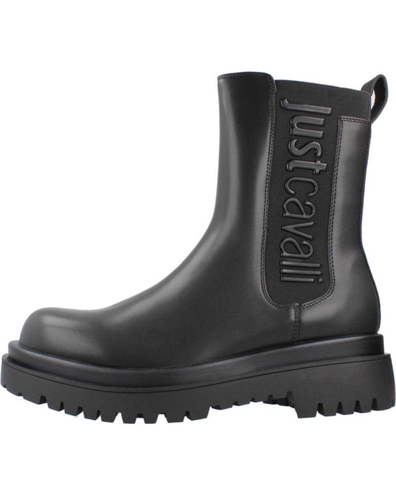 JUST CAVALLI BOTINES MUJER MODELO FONDO BOURNE COLOR NEGRO BLACK
