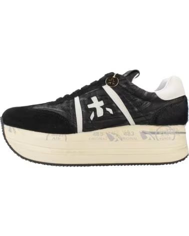 PREMIATA ZAPATILLAS MUJER MODELO BETH COLOR NEGRO 7740