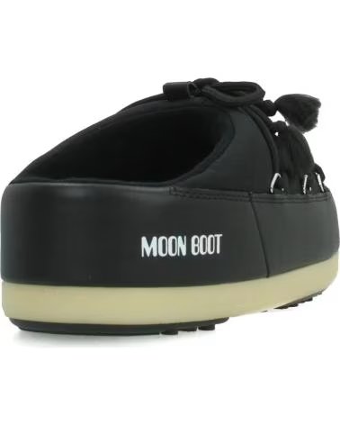 MOON BOOT MOCASINES MUJER MODELO MB EVX MULE NYLON COLOR NEGRO BLACK