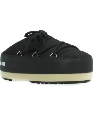 MOON BOOT MOCASINES MUJER MODELO MB EVX MULE NYLON COLOR NEGRO BLACK