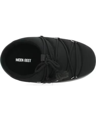 MOON BOOT MOCASINES MUJER MODELO MB EVX MULE NYLON COLOR NEGRO BLACK