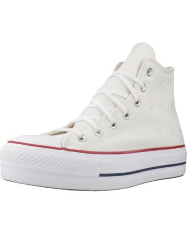 CONVERSE ZAPATILLAS MUJER MODELO TAYLOR ALL STAR LIFT COLOR BLANCO WH WHITE