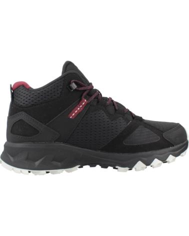 COLUMBIA ZAPATOS DE MONTANA BOTAS PEAKFREAK HERA MID OUTDRY NEGRO ASFALTO GRANATE EN NEGRO PARA UNISEX MUJER