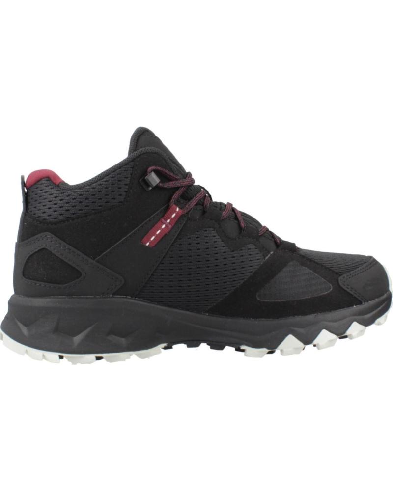 COLUMBIA ZAPATOS DE MONTANA BOTAS PEAKFREAK HERA MID OUTDRY NEGRO ASFALTO GRANATE EN NEGRO PARA UNISEX MUJER