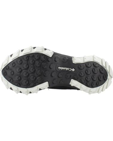 COLUMBIA ZAPATOS DE MONTANA BOTAS PEAKFREAK HERA MID OUTDRY NEGRO ASFALTO GRANATE EN NEGRO PARA UNISEX MUJER