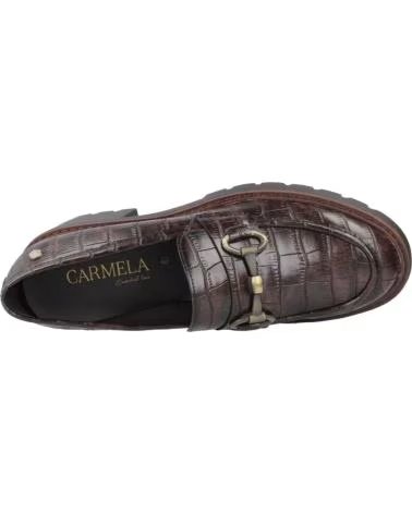 CARMELA MOCASINES MUJER MODELO 162566C COLOR  MARRON