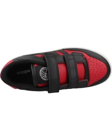 ADIDAS ZAPATILLAS RAPID COURT CF PARA NIÑO BLKRED