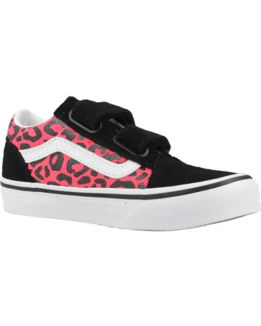 VANS OFF THE WALL ZAPATILLAS OLD SKOOL V PARA NIÑO CON ESTAMPADO ANIMAL PINK