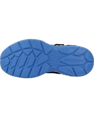 SKECHERS Zapatillas Light Storm 3 en multicolor para ninos unisex BLACK SYNTHETIC - BLACK TEXTILE - BLUE LIME TRIM