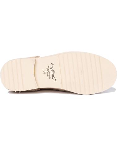 Zapatos de Niño ANGELITOS CEREMONIA PIEL 816 BEIGE