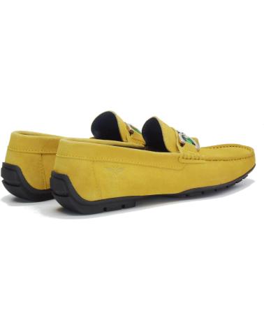 Zapatos BUITTOS OF COLORS  de Hombre NAUTICO PIEL SERRAJE 491  MOSTAZA