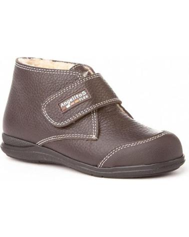 girl Mid boots ANGELITOS PISAKAKA PIEL 410 CHOCOLATE