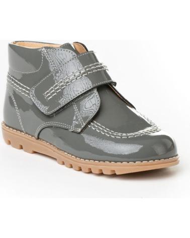 girl and boy Mid boots ANGELITOS BOTIN PIEL 306 GRIS