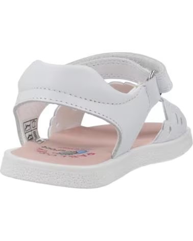 SANDALIAS PABLOSKY PARA NIÑA MODELO 072800P EN BLANCO