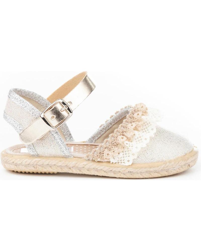 Sandali De Ni a ANGELITOS SANDALIA PIEL 110 PLATA