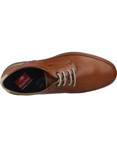 FLUCHOS ZAPATOS F1156 EN MARRON PARA HOMBRE CUERO