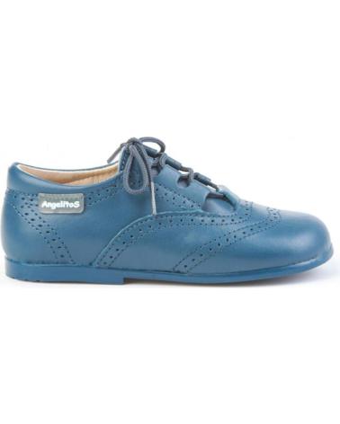 Chaussures pour Fille et Garçon ANGELITOS INGLESITA PIEL 505 AZUL