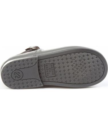 Scarpe per Bambina e Bambino ANGELITOS ZAPATO MERCEDITAS PIEL 503 GRIS