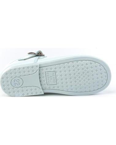 Zapatos de Niño ANGELITOS ZAPATO MERCEDITAS PIEL 503 CELESTE