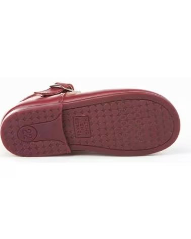 Zapatos ANGELITOS  de Niña ZAPATO MERCEDITAS PIEL 500  BURDEOS
