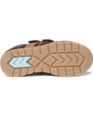 girl and boy Mid boots ANGELITOS BOTA SPORT PIEL 780 CHOCOLATE