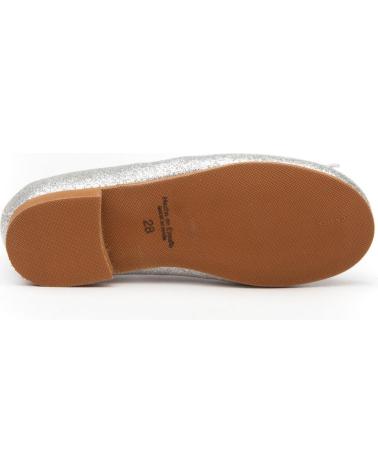 girl shoes ANGELITOS BAILARINA PIEL 1560 PLATA