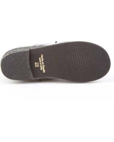 Zapatos de Niña ANGELITOS ZAPATO INGLESITAS PIEL 1505 GRIS
