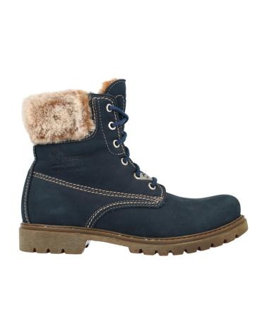 Botas de Mujer PANAMA JACK BOTIN PIEL AZUL
