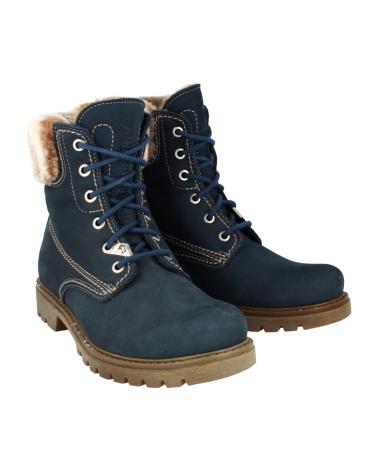 Botas de Mujer PANAMA JACK BOTIN PIEL AZUL