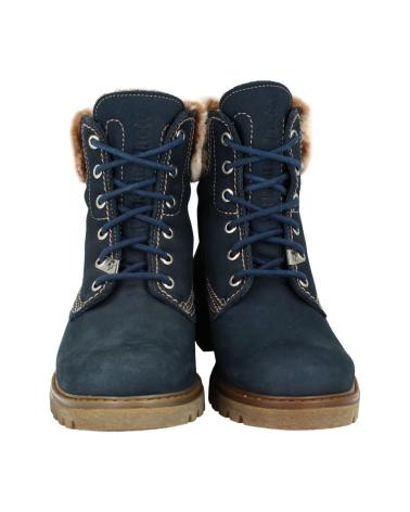 Botas de Mujer PANAMA JACK BOTIN PIEL AZUL