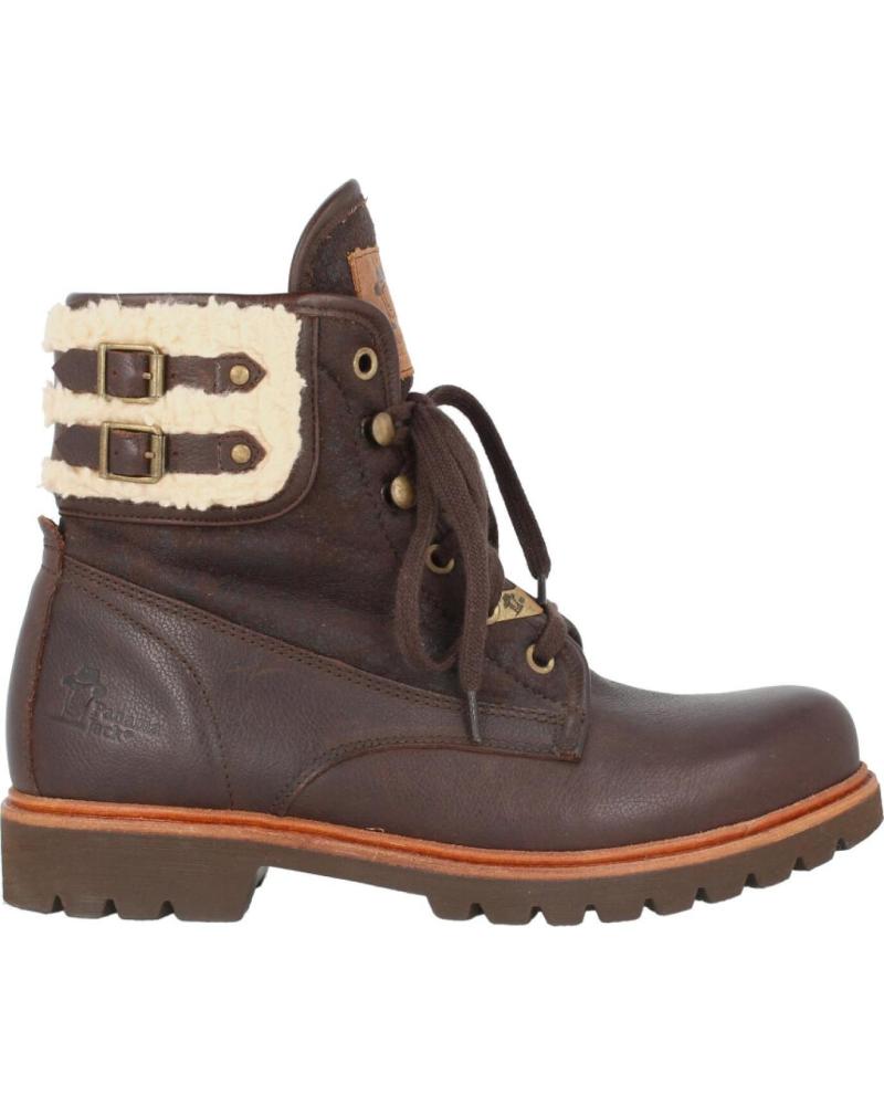 Botins PANAMA JACK  de Mulher BOTIN HEBILLA PIEL  MARRON