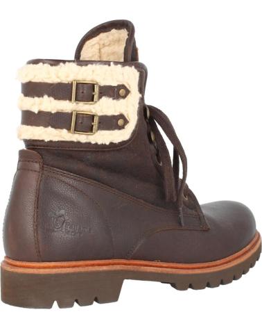 Botins PANAMA JACK  de Mulher BOTIN HEBILLA PIEL MARRON  MARRON