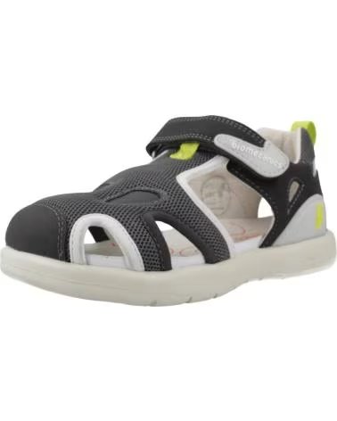 BIOMECANICS SANDALIAS NINO MODELO 262232B COLOR GRIS GRSVRD