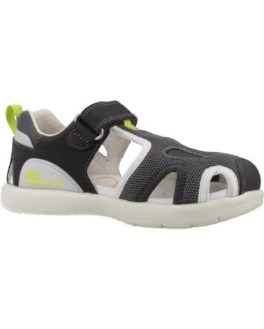 BIOMECANICS SANDALIAS NINO MODELO 262232B COLOR GRIS GRSVRD