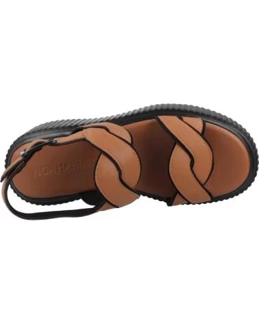 NOA HARMON SANDALIAS MODELO 10311PN MARRONES CON PLATAFORMA NGRCR