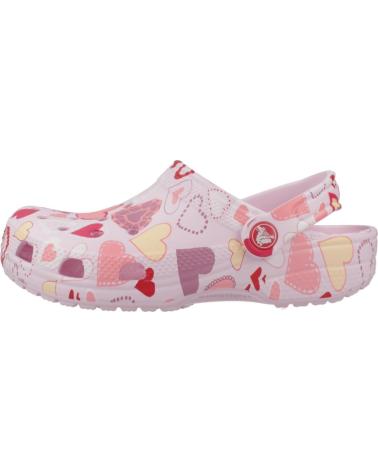CROCS CLASSIC VDAY CLOG K CHANCLAS ESTAMPADO CORAZONES PINKMH