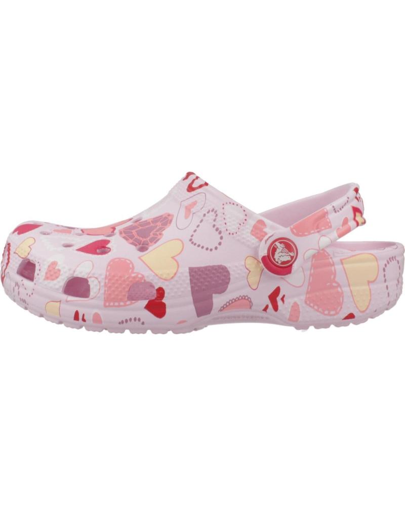 CROCS CLASSIC VDAY CLOG K CHANCLAS ESTAMPADO CORAZONES PINKMH