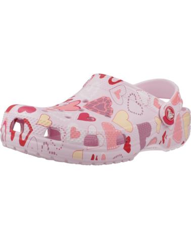 CROCS CLASSIC VDAY CLOG K CHANCLAS ESTAMPADO CORAZONES PINKMH