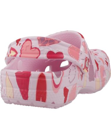 CROCS CLASSIC VDAY CLOG K CHANCLAS ESTAMPADO CORAZONES PINKMH