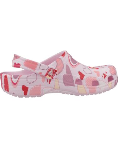 CROCS CLASSIC VDAY CLOG K CHANCLAS ESTAMPADO CORAZONES PINKMH