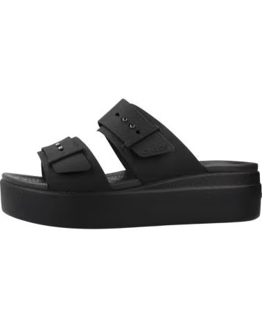 CROCS SANDALIAS BROOKLYN W PLATAFORMA COLOR NEGRO BLACK