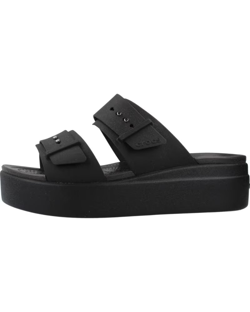 CROCS SANDALIAS BROOKLYN W PLATAFORMA COLOR NEGRO BLACK
