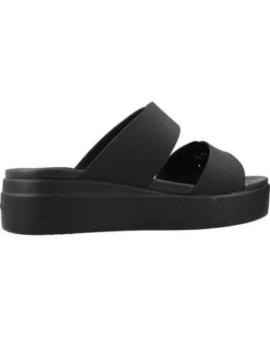 CROCS SANDALIAS BROOKLYN W PLATAFORMA COLOR NEGRO BLACK