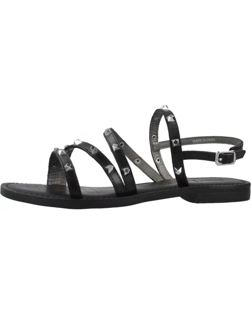 GEOX MADDALUSIA BLACK SANDALS C9999