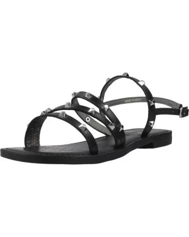 GEOX MADDALUSIA BLACK SANDALS C9999
