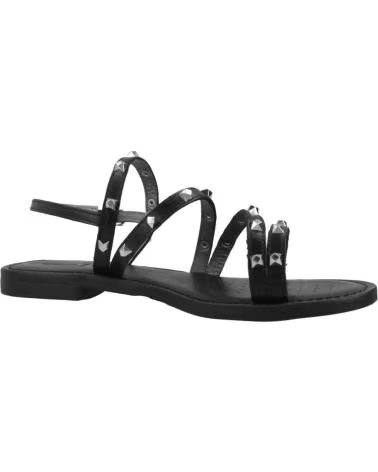 GEOX MADDALUSIA BLACK SANDALS C9999