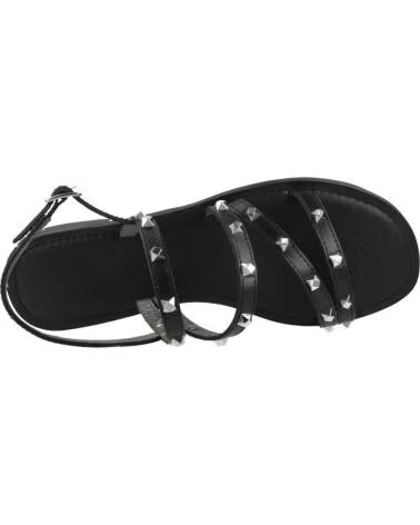 GEOX MADDALUSIA BLACK SANDALS C9999