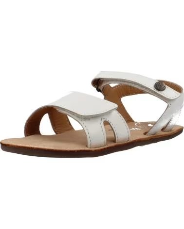 CHETTO SANDALIAS NINA MODELO 1126020CT COLOR  BLANCO