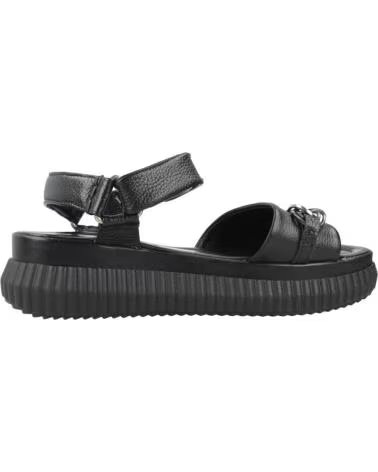 MJUS N18004 PLATFORM SANDALS NERO